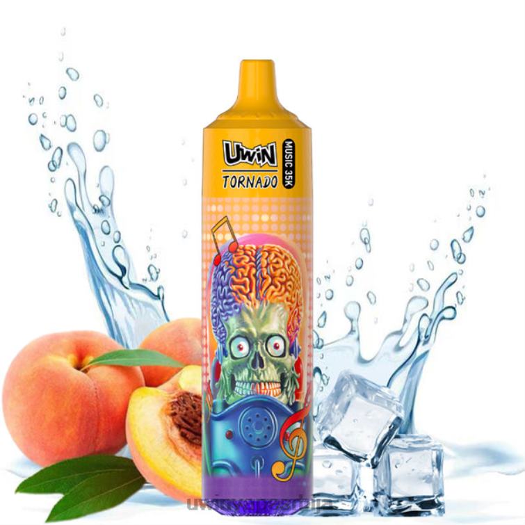 Uwin Vape Srbija летњи лед брескве | UWIN CRYSTAL 35к вапе за једнократну употребу 02VJL31