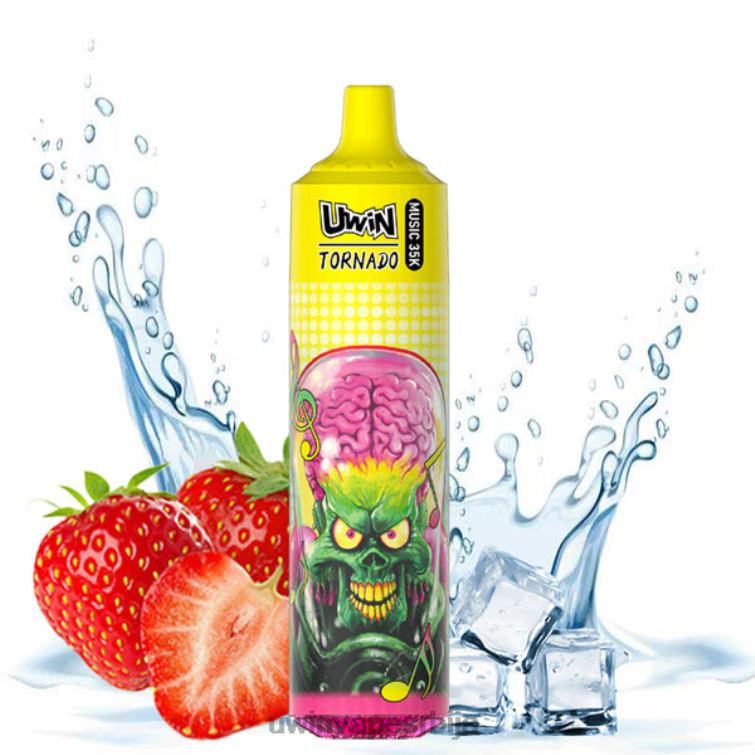 Uwin Vape Продавница лед од јагоде | UWIN CRYSTAL 35к вапе за једнократну употребу 02VJL24
