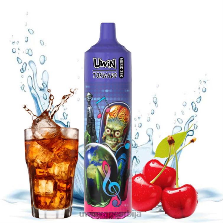 Uwin Vape Пуффс цхерри цола | UWIN CRYSTAL 35к вапе за једнократну употребу 02VJL28